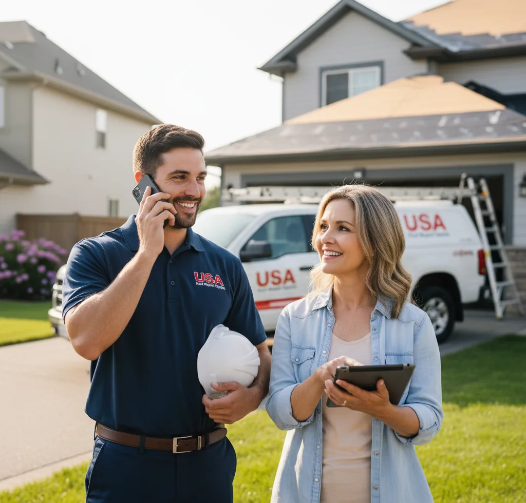 USA Roof Repair Experts customer support in Oscoda